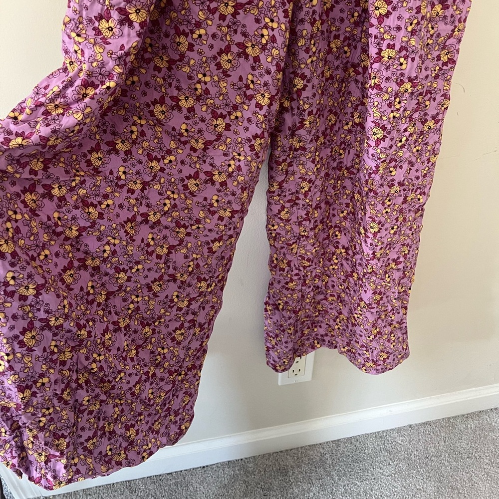 Dokotoo Bohemian Floral Pink Jumpsuit Romper - Picture 7 of 8